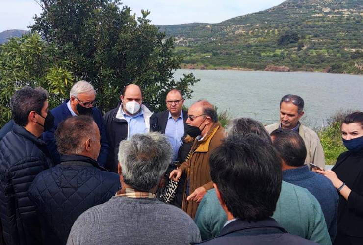 Επίσκεψη Χρήστου Τριαντόπουλου στο Φράγμα Παρτίρων