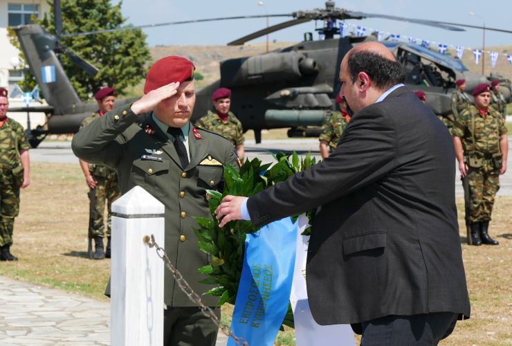Παρουσία Χρήστου Τριαντόπουλου στην «Ημέρα Τιμής και Μνήμης της Αεροπορίας Στρατού» στο Στεφανοβίκειο
