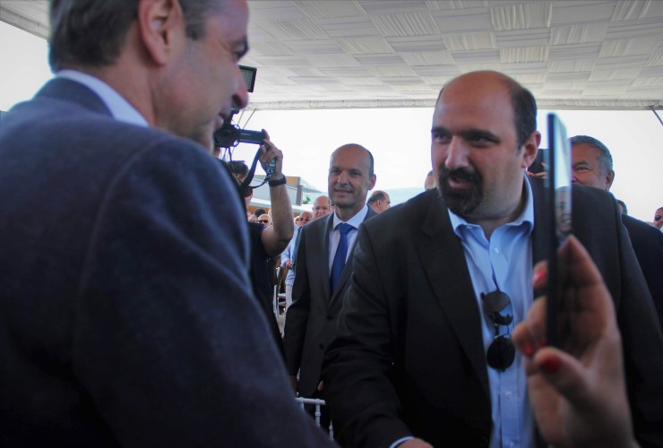 Περιοδεία Πρωθυπουργού Κυριάκου Μητσοτάκη στη Μαγνησία, συνοδεία του Υφυπουργού στον Πρωθυπουργό Χρήστου Τριαντόπουλου