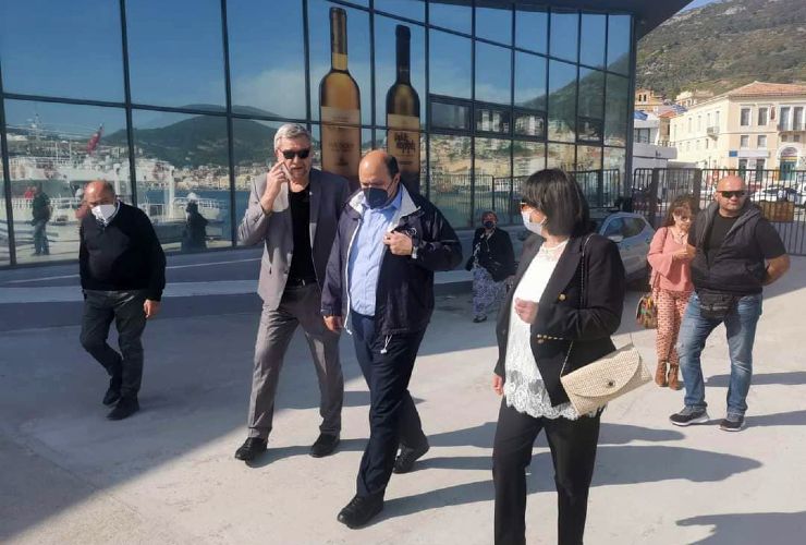 Αυτοψία του Υφυπουργού στον Πρωθυπουργό Χρήστου Τριαντόπουλου σε έργα της Περιφέρειας Βορείου Αιγαίου