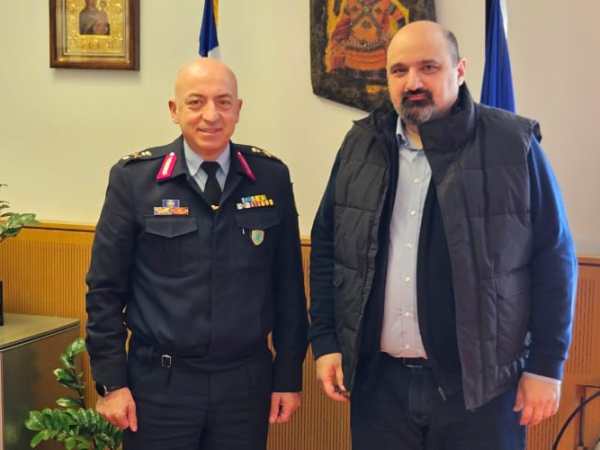 Συναντήσεις με τους νέους Διοικητές Ελληνικής Αστυνομίας και Πυροσβεστικού Σώματος σε Λάρισα και&nbsp;Βόλο